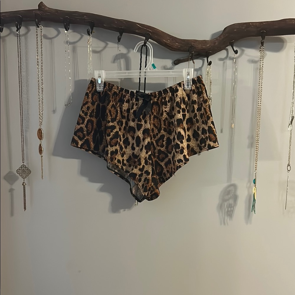 Leopard Print Women's Shorts